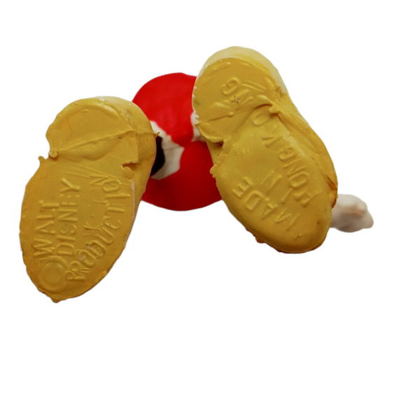 Disney Minnie Mouse PVC Figurine Red Yellow Dress Vintage Toy Figure Hong Kong - Picture 5 of 9